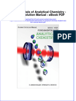 Download ebook Fundamentals Of Analytical Chemistry Student Solution Manual Pdf full chapter pdf