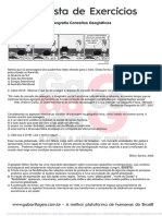 Lista de Exercicios Introducao A Ciencia Geografica