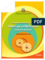 Taller para El Nivel Inical IMPRENTA-CONTENIDO