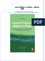 Download ebook Natural Organic Matter In Water Pdf full chapter pdf