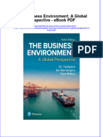Download ebook The Business Environment A Global Perspective Pdf full chapter pdf