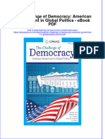 Download ebook The Challenge Of Democracy American Government In Global Politics Pdf full chapter pdf