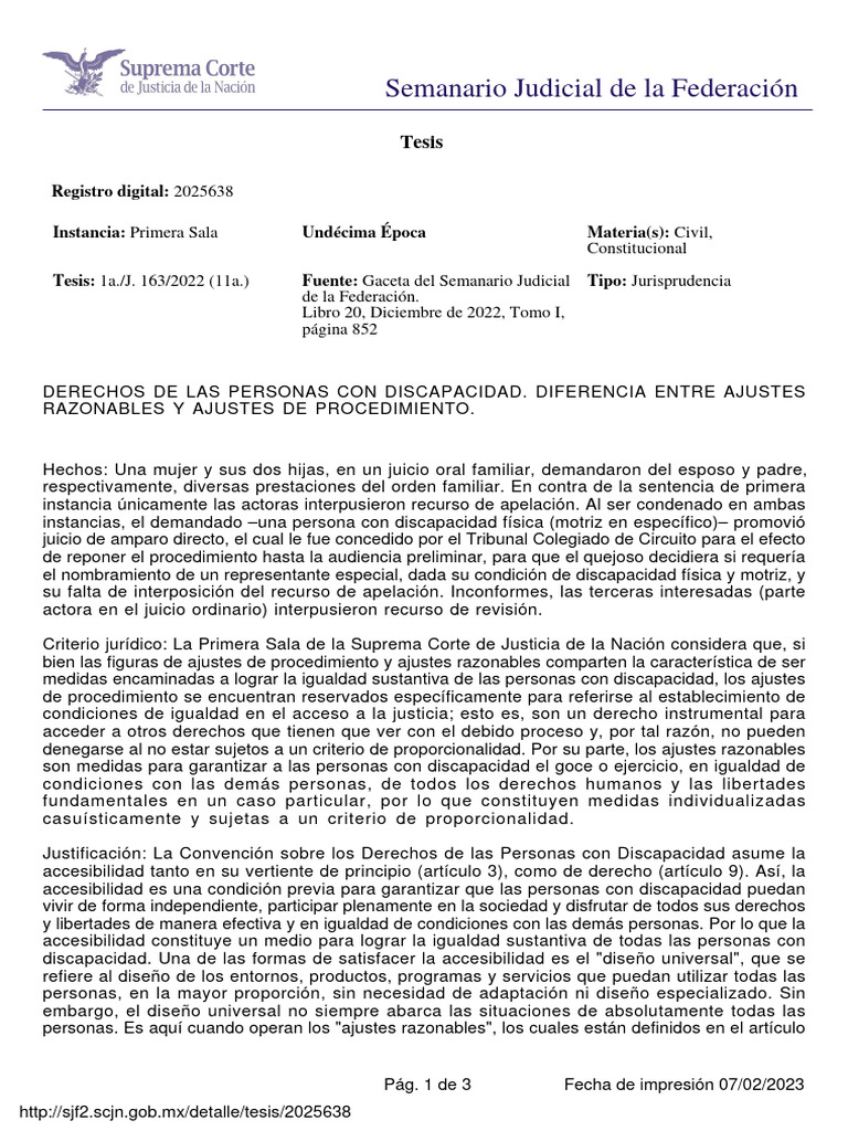 Ajustes Razonables vs. Procedimiento Legal | PDF | Accesibilidad ...