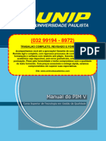Resolução - (032 99194 - 8972) - Manual Do Pim V - Curso Superior de Tecnologia em Gestão Da Qualidade