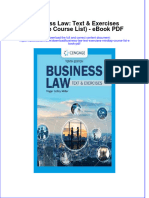 Ebook Business Law Text Exercises Mindtap Course List PDF Full Chapter PDF