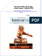 Download ebook Business Law Today Text And Summarized Cases Pdf full chapter pdf
