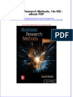 Ebook Business Research Methods 14E Ise PDF Full Chapter PDF