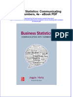 Download ebook Business Statistics Communicating With Numbers 4E Pdf full chapter pdf