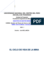 2.2 Cierre de Minas Introducción