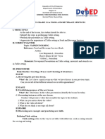 2nd COT LESSON PLAN FOOD AND BEVERAGE