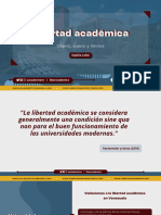 Libertad Academica. Objeto, Sujeto y Límites