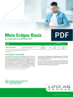 Preisblatt Mein Erdgas Basis