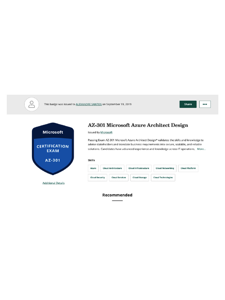 Azure 301 | PDF