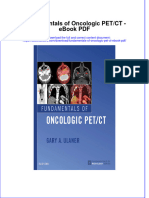 Ebook Fundamentals of Oncologic Pet CT PDF Full Chapter PDF