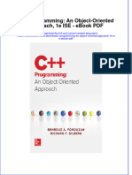Ebook C Programming An Object Oriented Approach 1E Ise PDF Full Chapter PDF