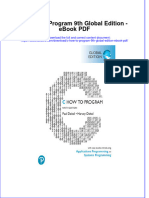 Download ebook C How To Program 9Th Global Edition Pdf full chapter pdf