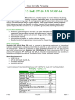 F-002 Synthetic 0W20 SP