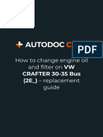 EN How To Change Engine Oil and Filter On VW Crafter 30 35 Bus 2e Replacement Guide