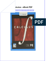 Ebook Calculus PDF Full Chapter PDF