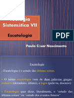 Teologia Sistemática VII - Escatologia