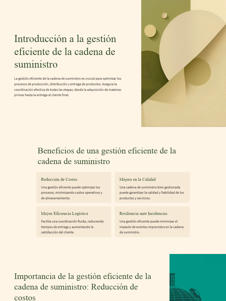 Gestión Eficiente de la Cadena de Suministro | PDF | Cadena de ...