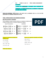 1er Año A. Eempa #1224. Quinta Clase. Mult y Div de Enteros