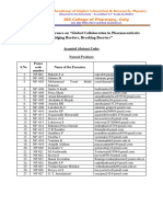 Abstract Codes NP 001-027