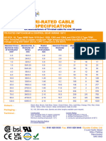 Tri Rated Cable Spec