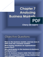 Chapter 7 Done Analyzing Business Markets