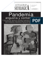 Actualidad psicológica Pandemia Angustia y Contención
