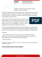 Orientações - Unidade Trabalho Avaliativo - Pesquisa e Prática Pedagógica