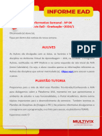 Informativo Semanal Graduaçao EAD - 04