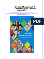 Ebook Generalist Case Management A Method of Human Service Delivery PDF Full Chapter PDF