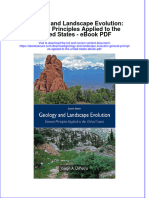 Download ebook Geology And Landscape Evolution General Principles Applied To The United States Pdf full chapter pdf