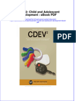 Ebook Cdev 2 Child and Adolescent Development PDF Full Chapter PDF