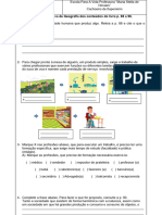 Revisão de Geografia 2 - 2 Trimestre - o Trabalho