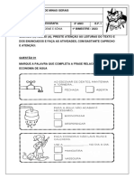 Avaliacao Geografia 1 Bimestre 2023