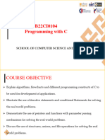 C Programming - Unit 1 Final