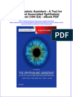 Download ebook The Ophthalmic Assistant A Text For Allied And Associated Ophthalmic Personnel 10Th Ed Pdf full chapter pdf