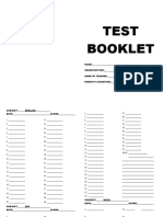 TEST-BOOKLET