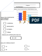 Avaliação 2 Ano 1 Bimestre