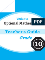 Vedanta Optional Math Teacher's Guide