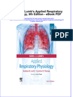 Ebook Nunn and Lumbs Applied Respiratory Physiology 9Th Edition PDF Full Chapter PDF