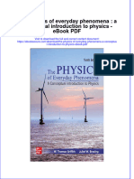 Ebook The Physics of Everyday Phenomena A Conceptual Introduction To Physics PDF Full Chapter PDF