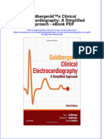 Download ebook Goldbergers Clinical Electrocardiography A Simplified Approach Pdf full chapter pdf