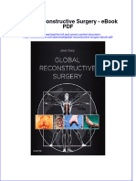 Download ebook Global Reconstructive Surgery Pdf full chapter pdf