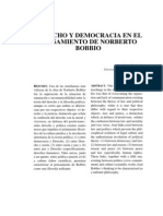 Derecho y Democracia en El Pensamiento de Norberto Bobbio 0