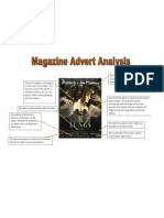 Magazine Advert Analysis