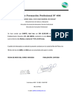 Certificado de Alumno Regular