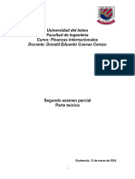 Segundo Examen Parcial - Parte Teórica - 1er. Semestre 2024